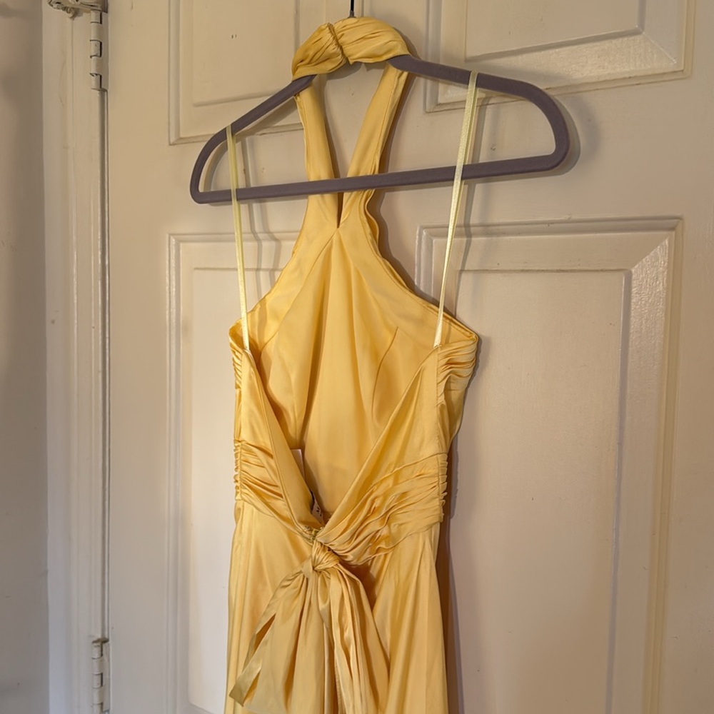Mac Duggal Sunlit Yellow Maxi Dress - Picture 8 of 13